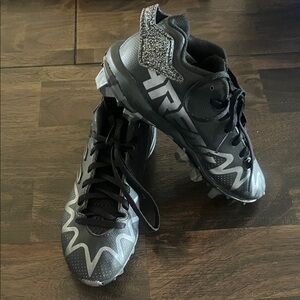 Adidas Freak Spark MD J Black Football Cleats size 3 Kids Boys like new